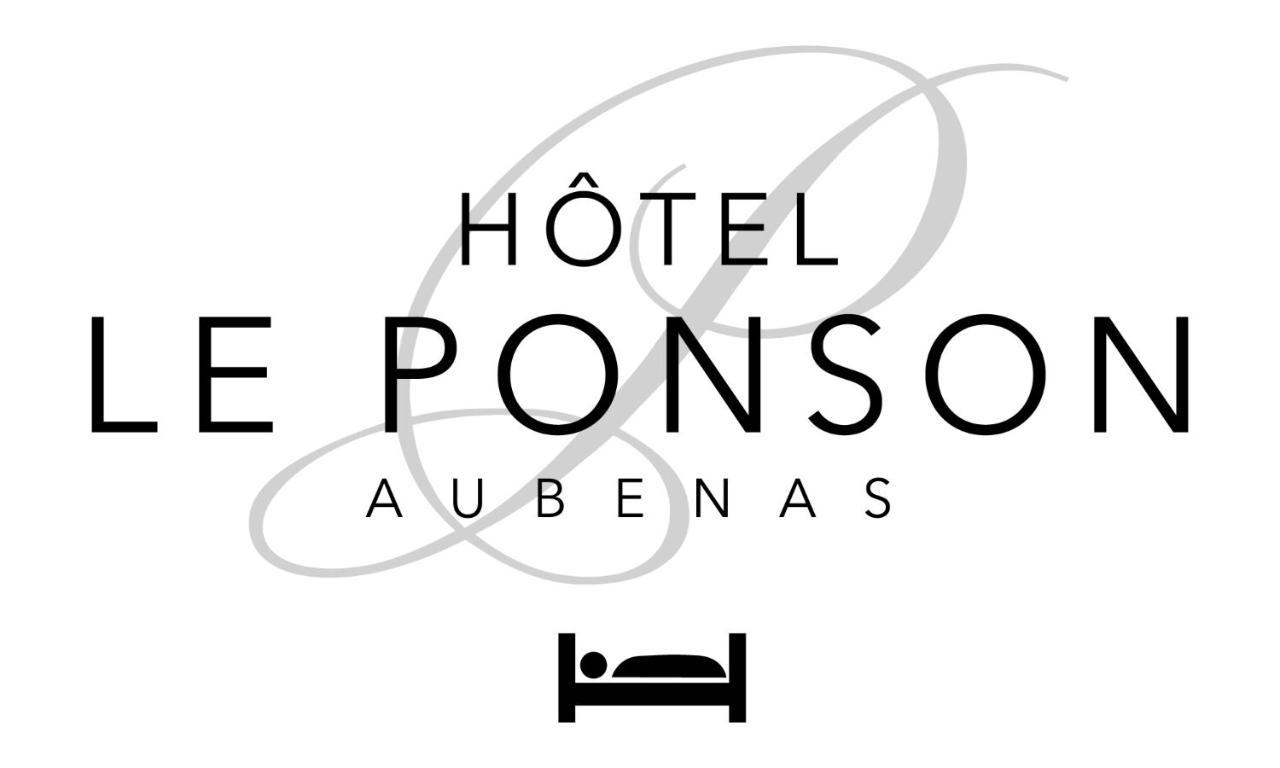 Hotel Le Ponson Aubenas Exterior foto